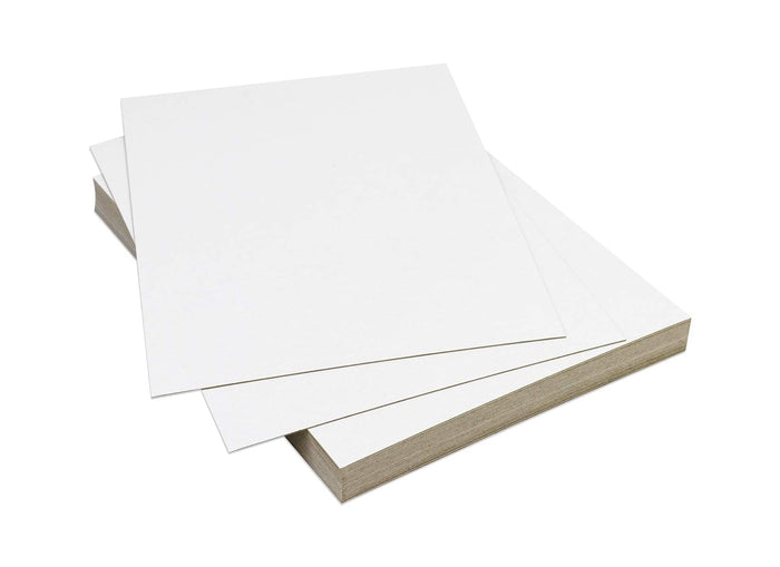Hygloss Products Cardboard-Tagboard for Crafts, Backing for Photos and Documents, Scrapbooking and More-Approx. 28 pt. Thickness-8.5 x 11 inches-Pack of 25, 8.5 x 11-Inch, None