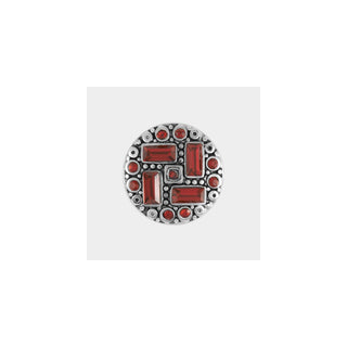 Ginger Snaps Charm, 12mm, Red