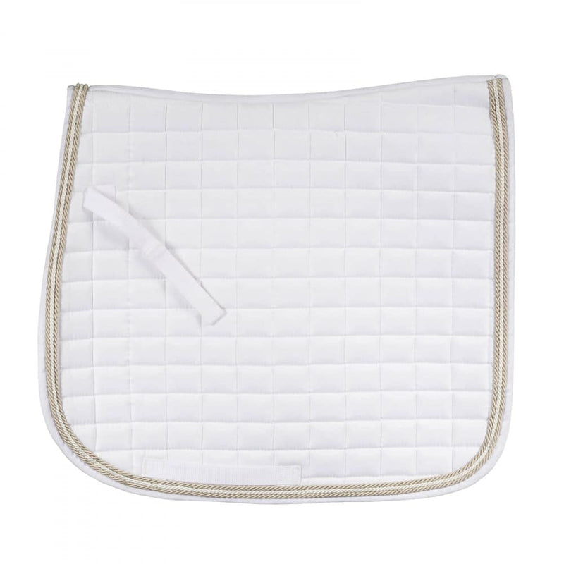 HORZE Windsor Dressage Saddle Pad - White - Horse