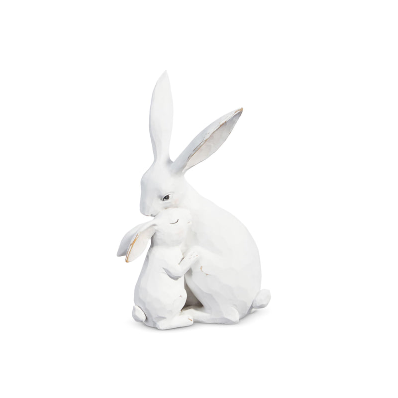 Raz Imports 2024 Easter 10.5&quot; Rabbit and Baby Cuddling