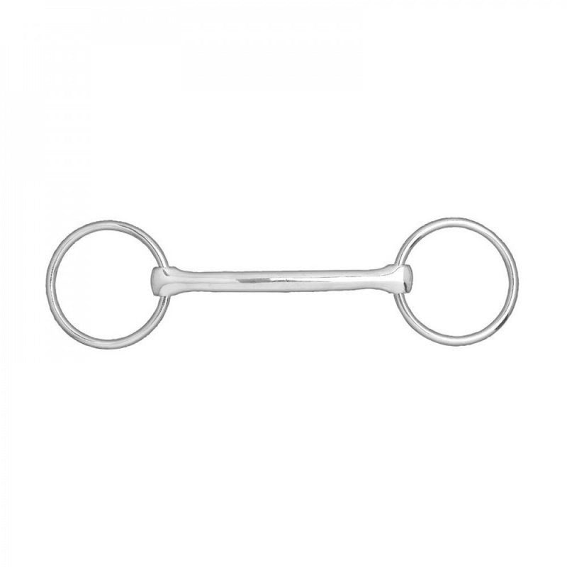 HORZE Mullen Mouth Loose Ring Snaffle Bit - 5.25