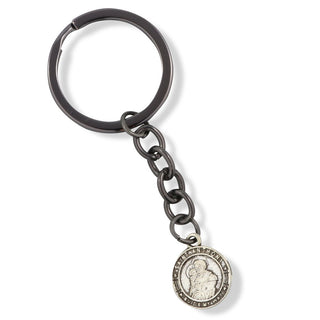 Dave The Bunny Keychain, Medium, Silver