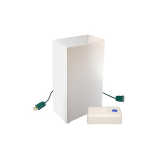 Lumabase Electric Lantern, One Size, White