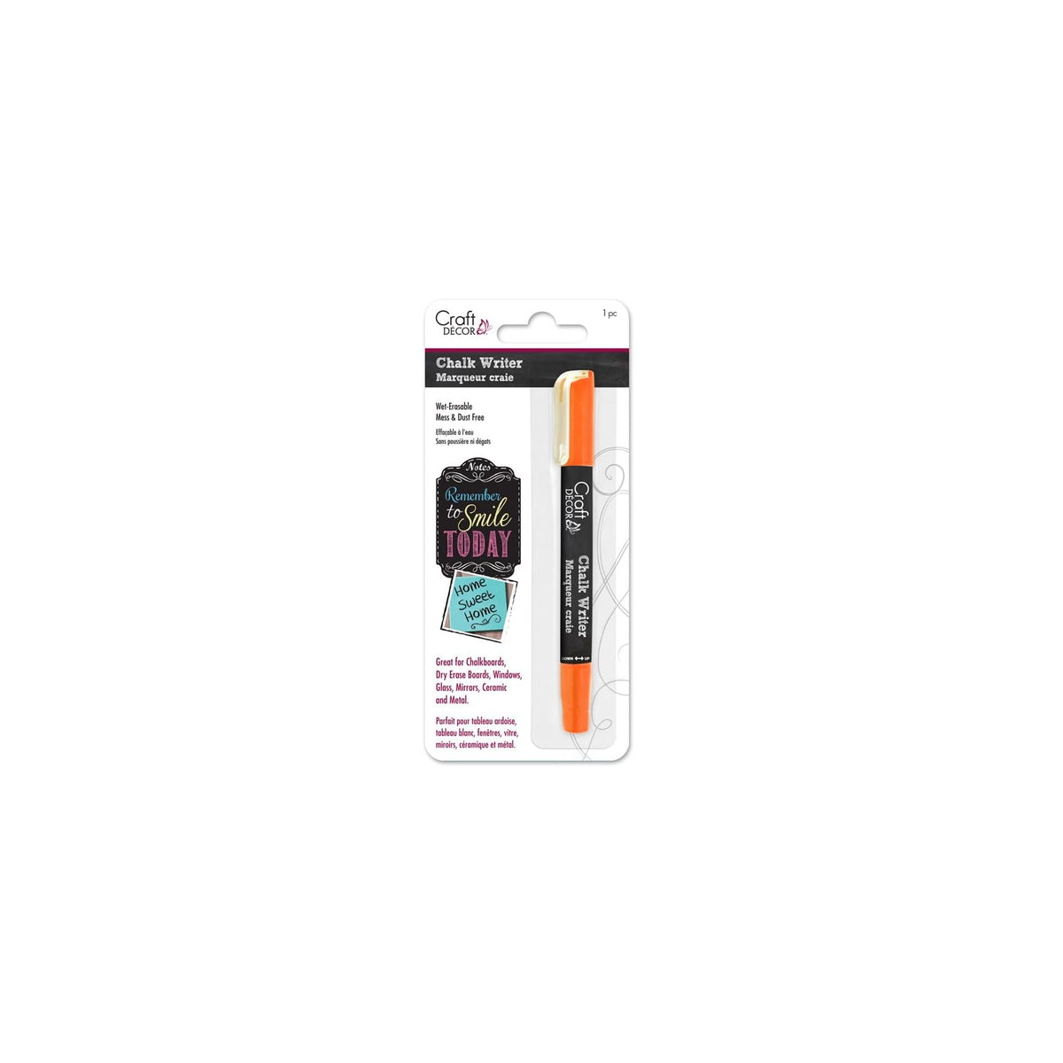 Multicraft Imports Writing Instrument, 1 Count (Pack of 1), Neon Orange