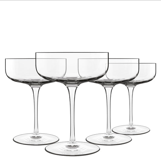 Luigi Bormioli Rocco Sublime Drinkware, 10.25 oz, Set of 4, Clear