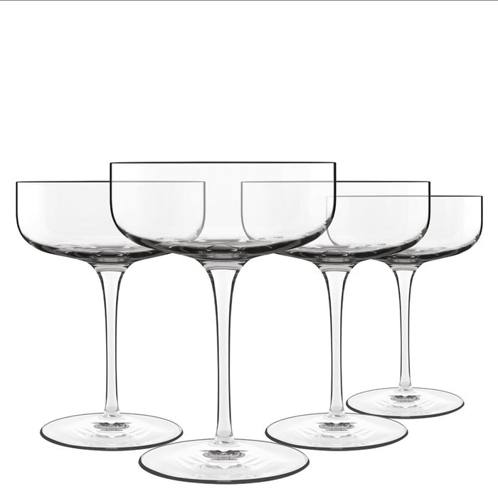 Luigi Bormioli Rocco Sublime Drinkware, 10.25 oz, Set of 4, Clear