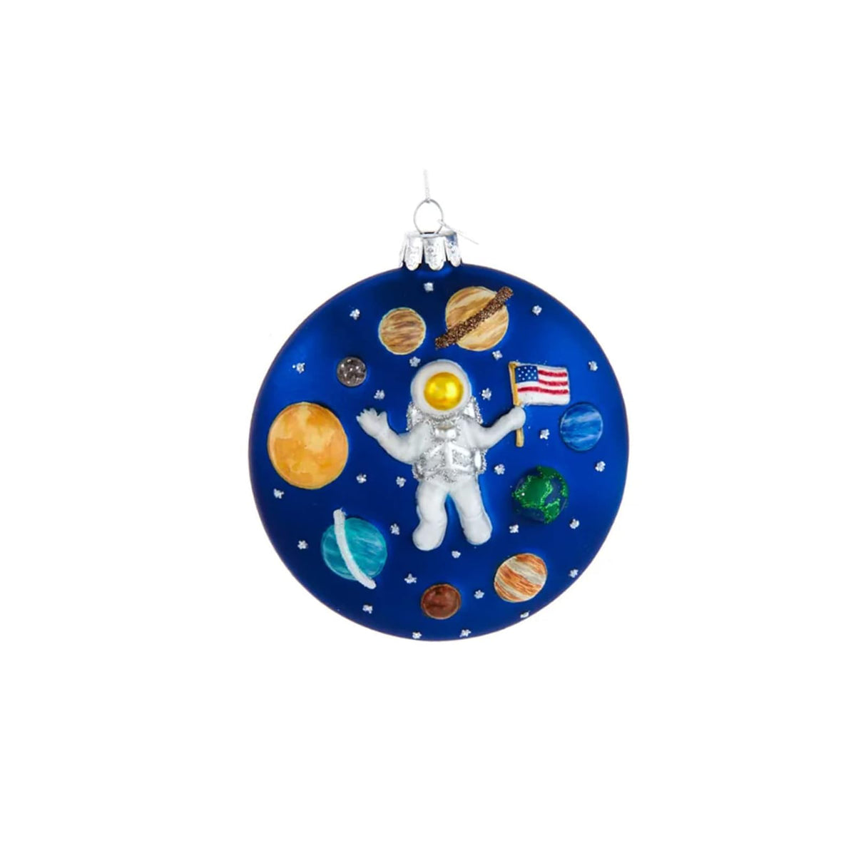 Kurt S. Adler Hanging Ornament, Blue, Modern