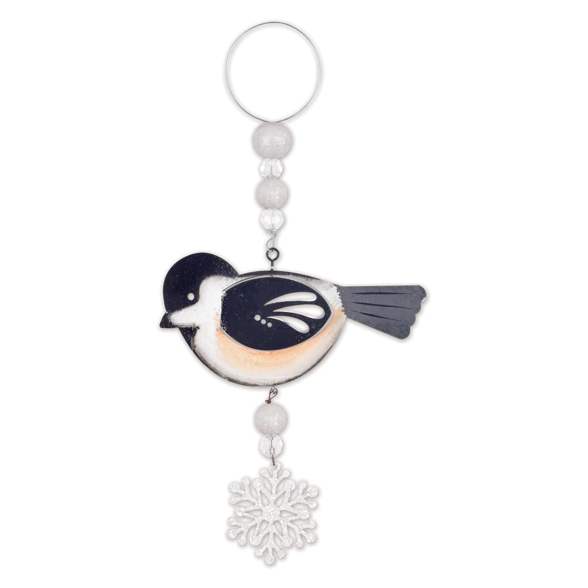 Sunset Vista Designs Hanging Ornament, 10 Inch, Black/White