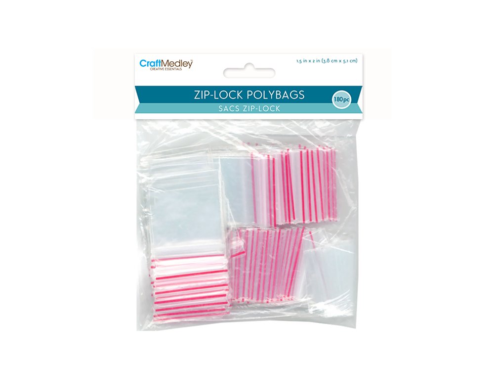 Craft Medley Storage Bag, 1.5" by 2", multi-colored