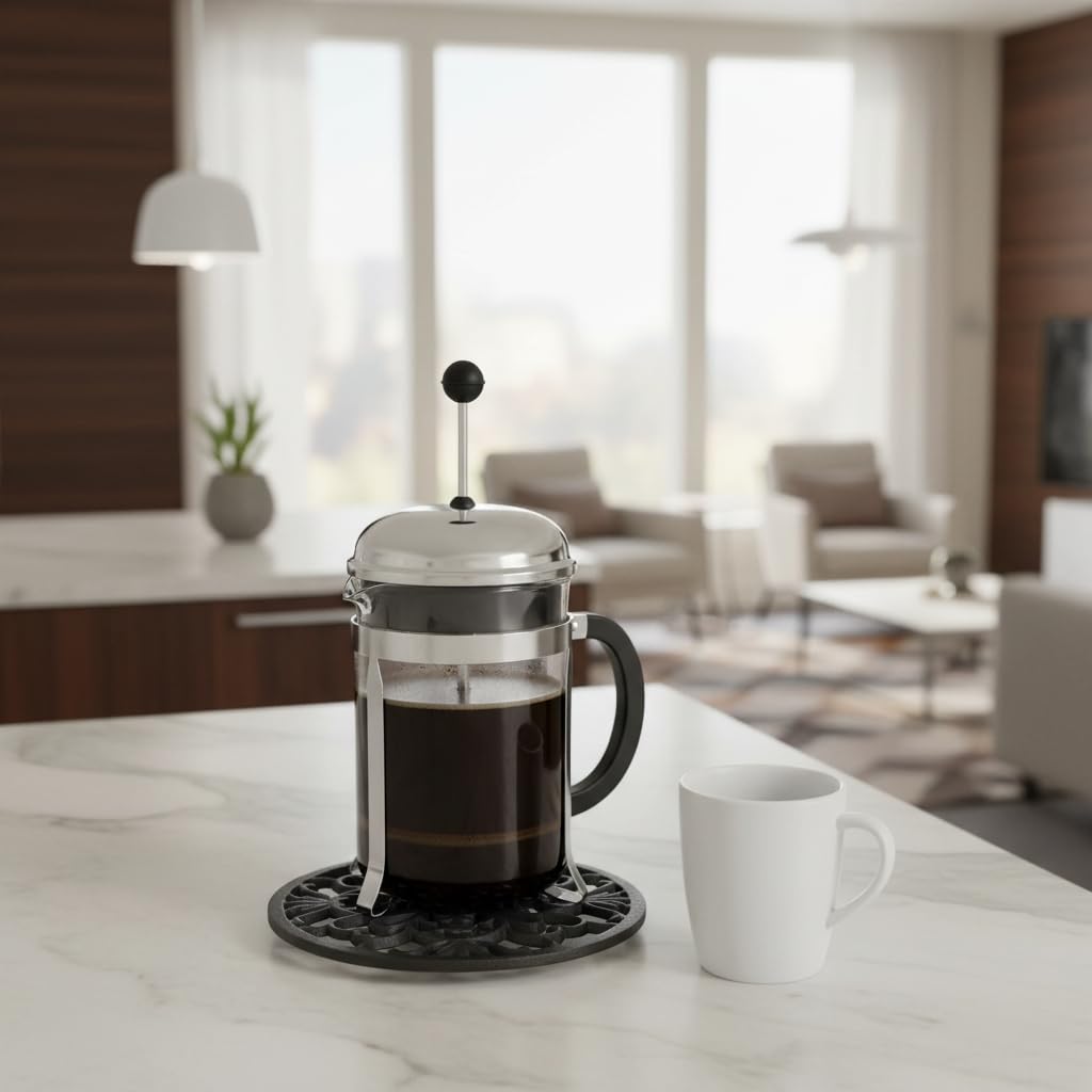 Comfy Hour Trivet, Black, Lodge