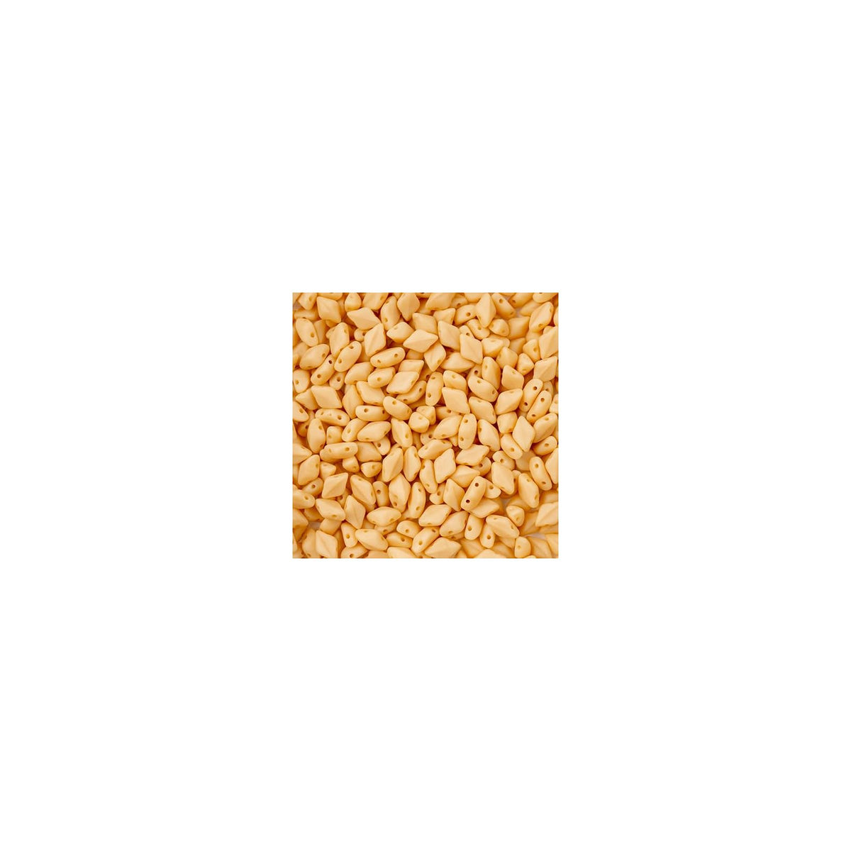 John Bead Craft Bead, Opaque Ivory Matt