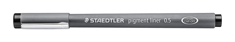 Staedtler Pigment Liner, 0.5mm, Black Ink (308-0.5)