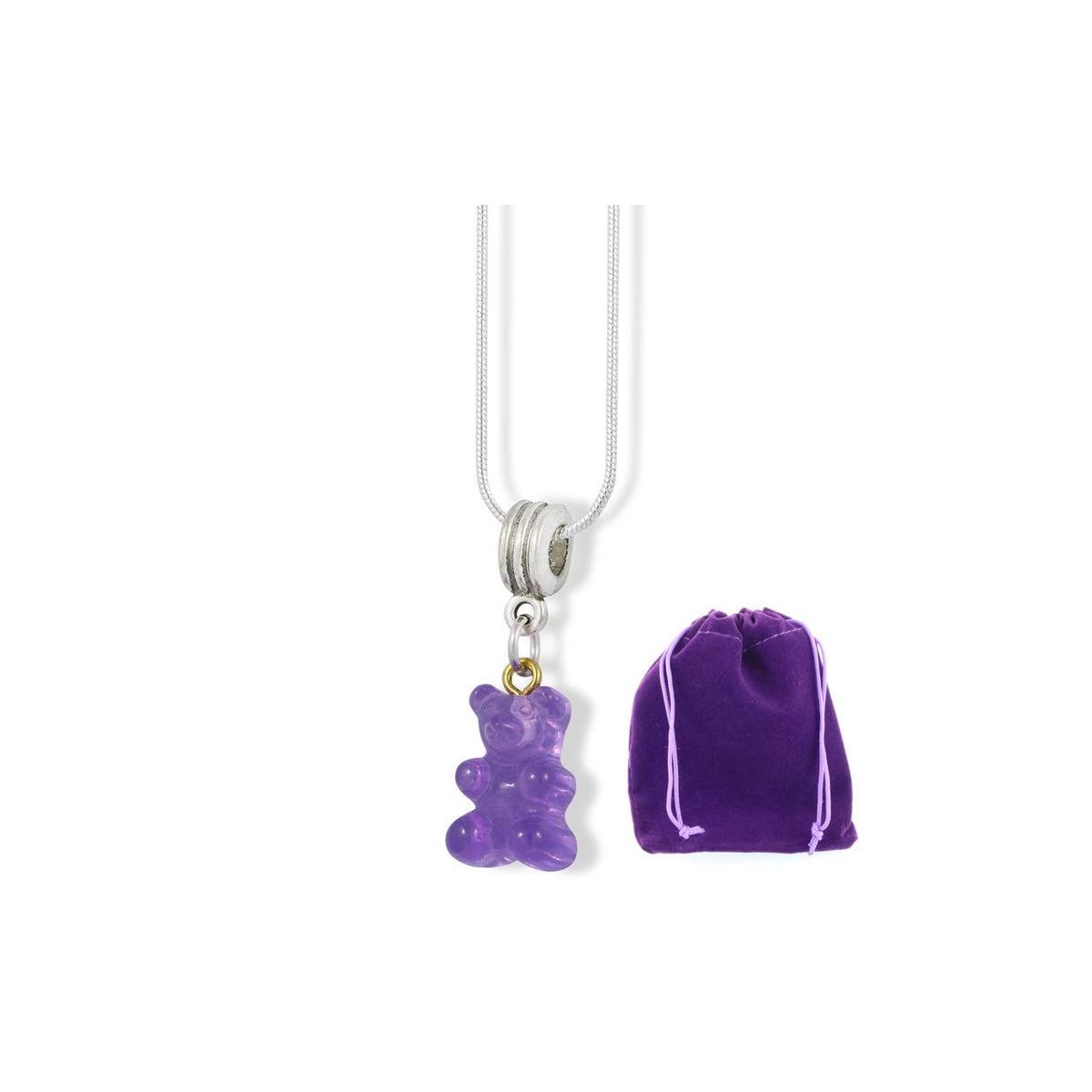 Dave The Bunny Necklace, Purple, Modern