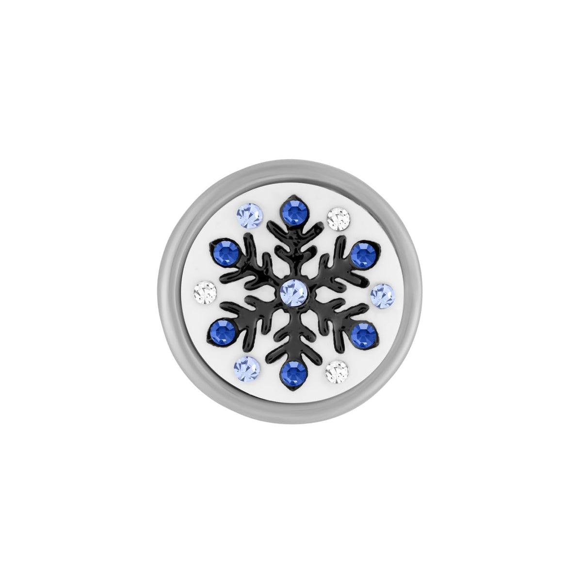 Ginger Snaps Charm, 12 Millimeter, Blue