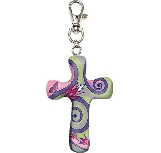Calypso Studios by First & Main 3" Swirl Comforting Clay Cross Clip