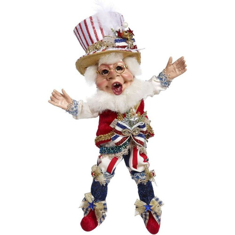 Mark Roberts Patriotic Elf, Small 11.5 Inches