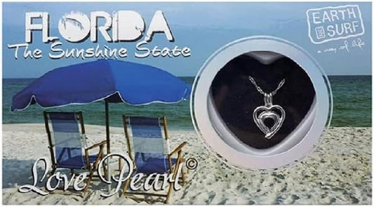 Puka Creations The Sun Shine Florida Love Pearl Necklaces
