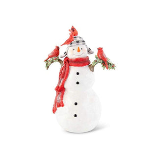 K&K Interiors Figurine, 14 Inch, White and Red