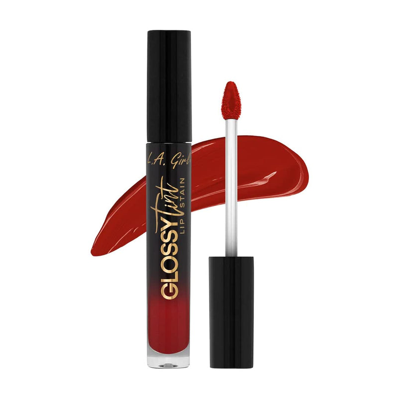 L.A.Girl -Glossy Tint Lip Stain-Fabulous| High gloss shine | Long-lasting stain | Smooth, non-drying formula | Precise, doe-foot applicator | Cruelty-free &amp; paraben-free | 2.9 gm