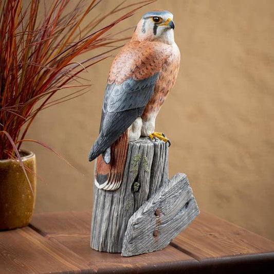 Wild Wings Kestrel Sculpture by Randal Martin