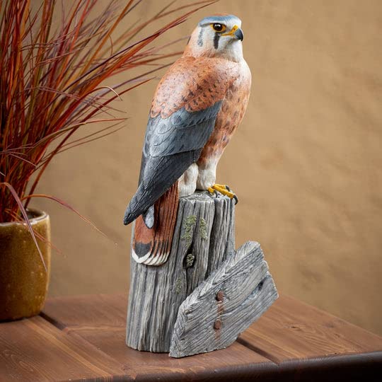 Wild Wings Kestrel Sculpture by Randal Martin
