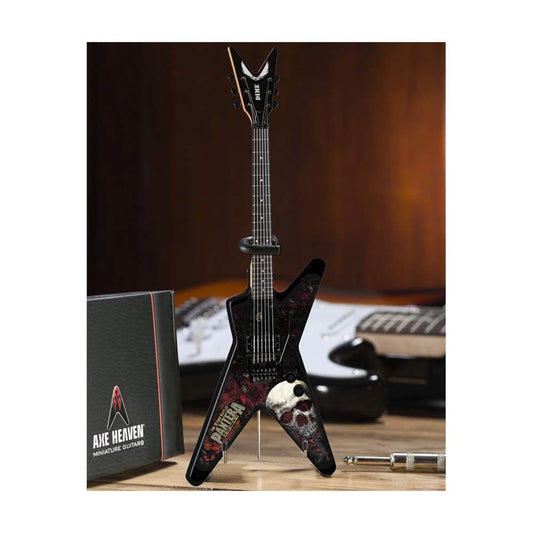 AXE HEAVEN Dimebag Darrell Pantera Dean Far Beyond Bootleg Graphic ML Mini Guitar Replica Collectible