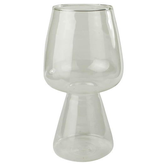 HomArt Bulb Decorative Vase, 7.50-inch Height, Glass