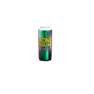 Spoontiques Beverage Insulator, One size, Done Adulting, Slim