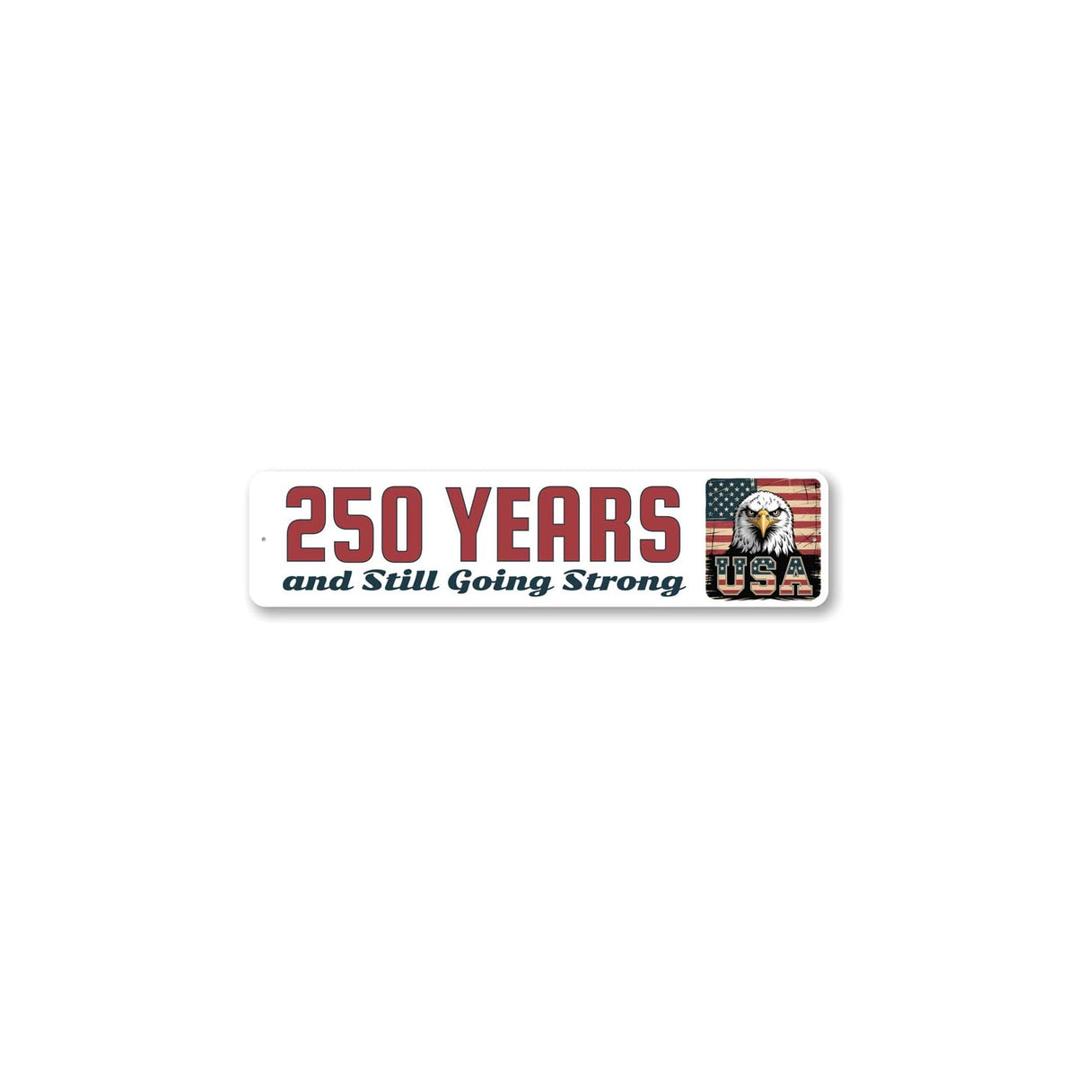 Lizton Sign Shop Decorative Signage, b) 4 x 18 Inches, Red