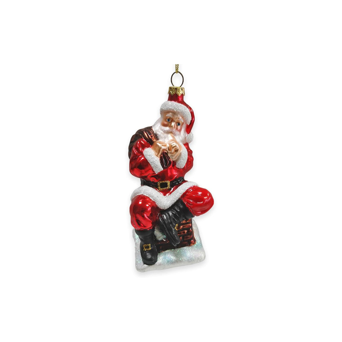 OrnamentallyYou Hanging Ornament, 2.4in (L) x 2.4in (W) x 5.4in (H), Santa Claus