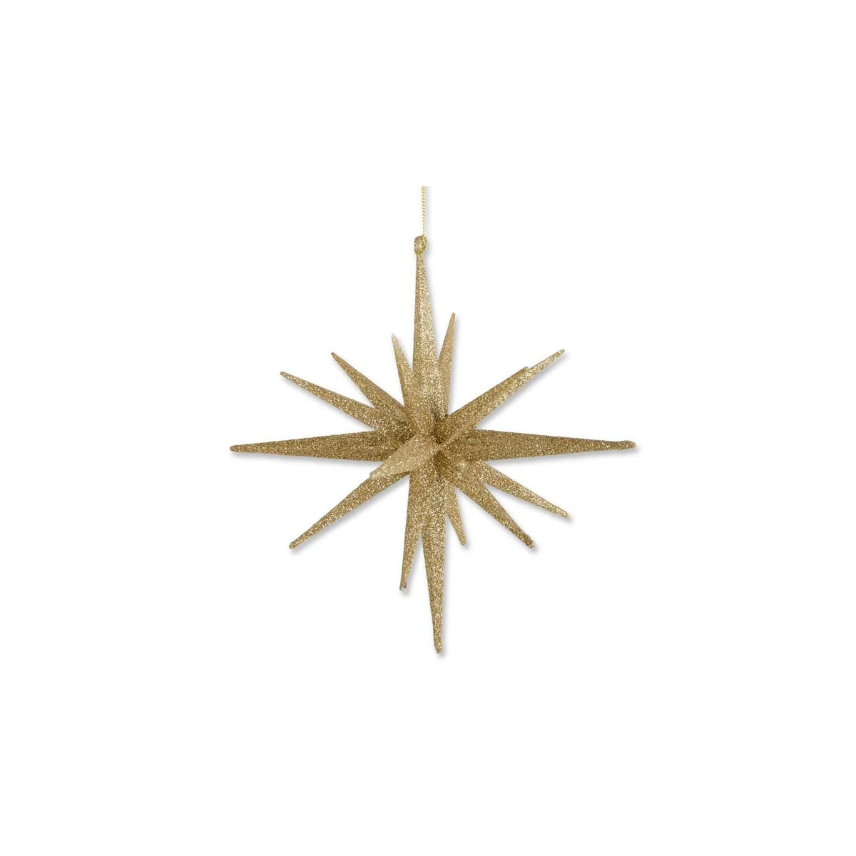 K&K Interiors Hanging Ornament, 8 inches, Gold