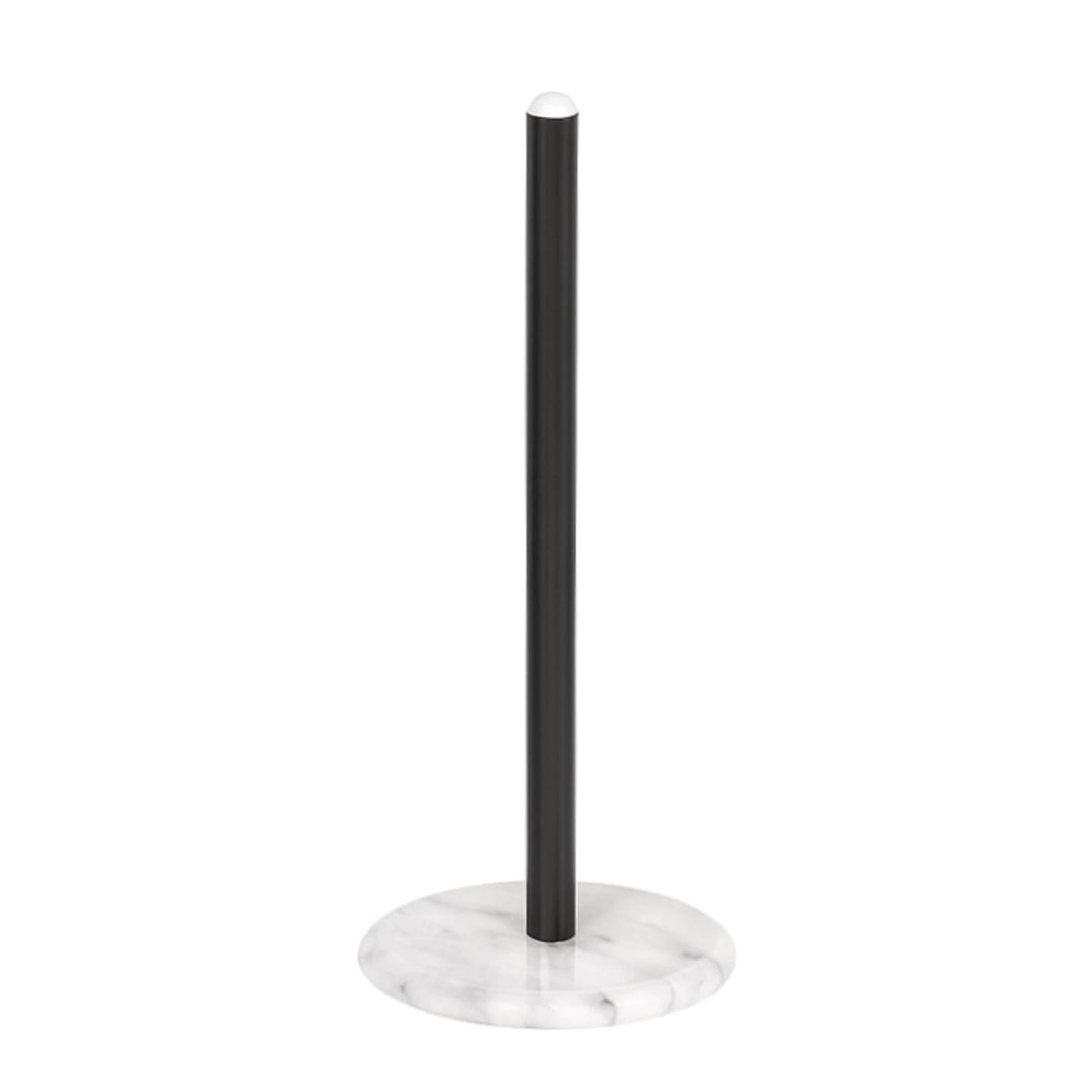 Creative Home Paper Towel Holder, 5.5 Diam. x 12.6 H Inch, Black