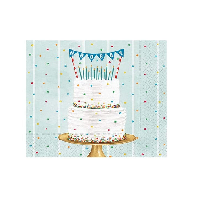 Design Design Cake and Confetti Napkin-Luncheon