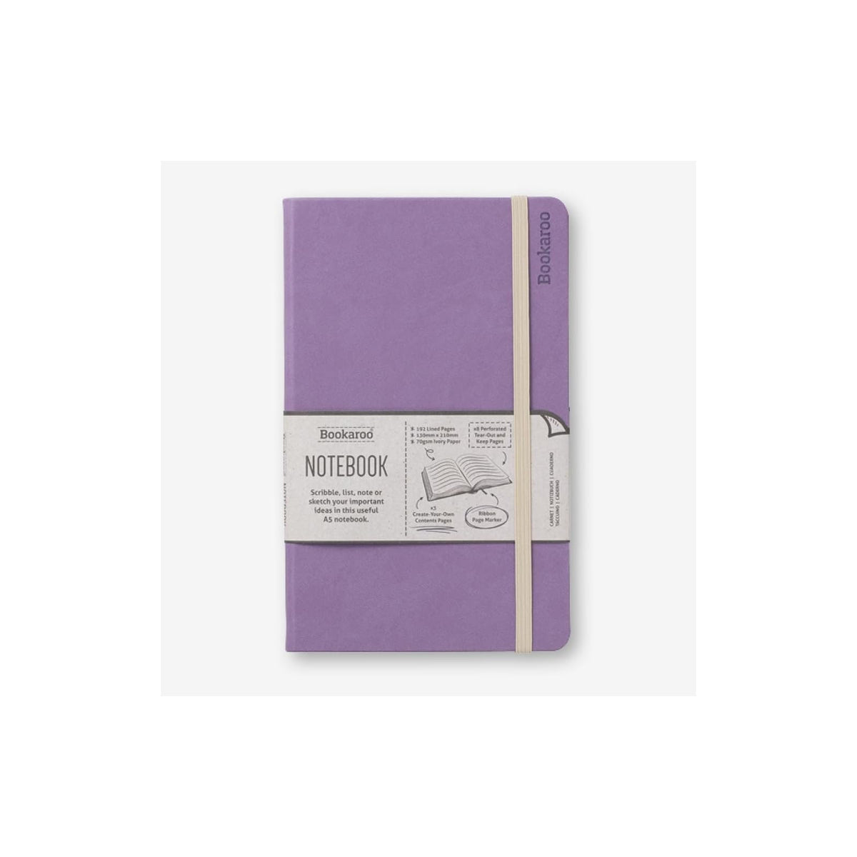 IF Blank Book, a5, Aubergine