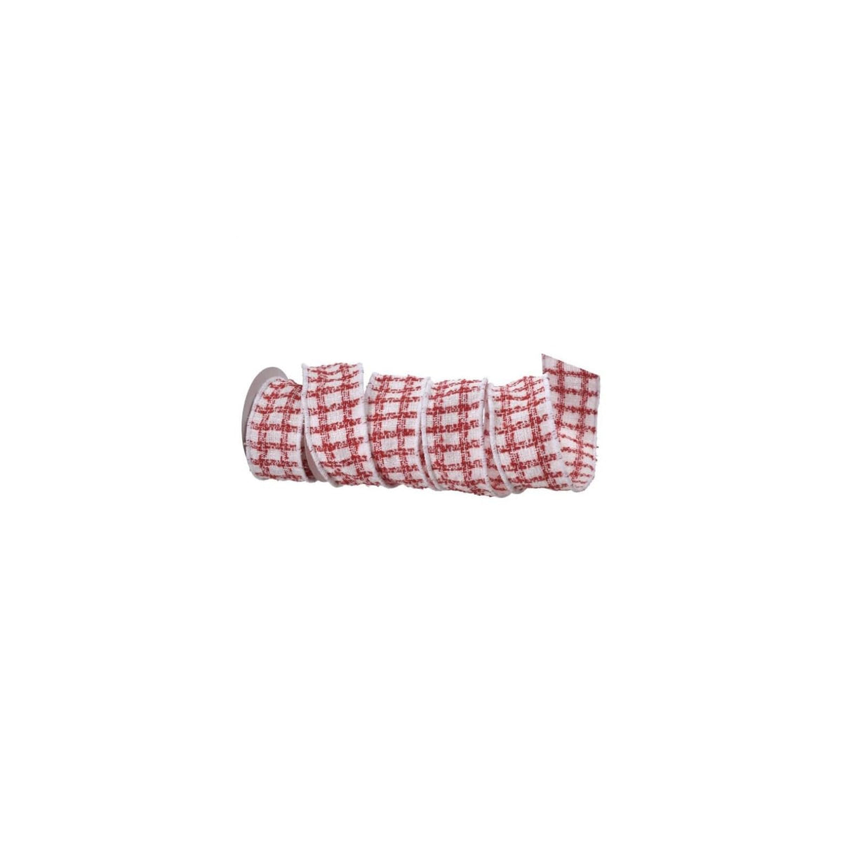Regency International Decorative Ribbon Trim, White Red