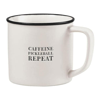 Santa Barbara Design Studio Drinking Cup, 16 Ounces, Caffeine Pickleball Repeat