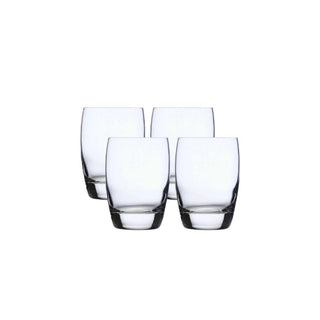 Luigi Bormioli Drinking Cup, 4 Count (Pack of 1), Clear