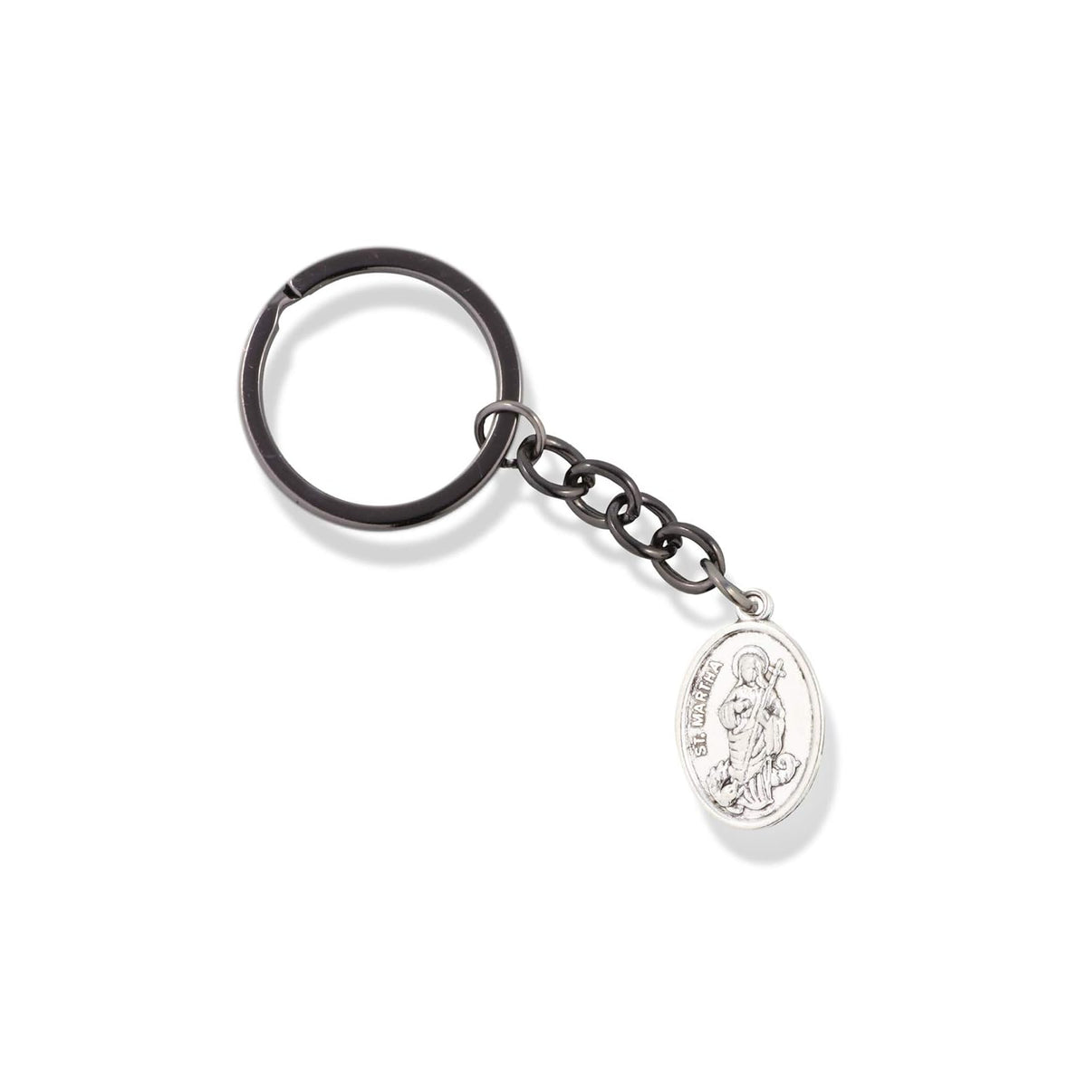 Dave The Bunny Keychain, Medium, Silver