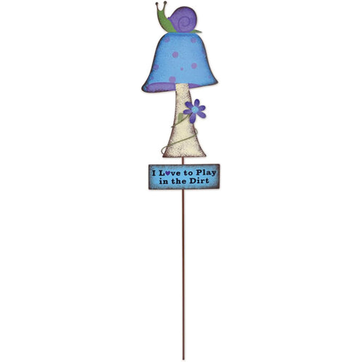 Sunset Vista Designs Anchor Stake, 20 Inch, Turquoise/Purple