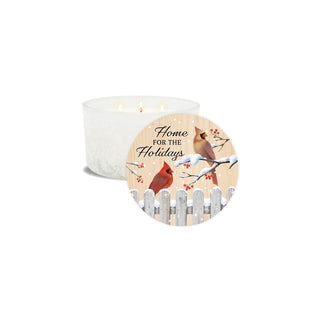 Carson Candle, 5.13" W, 3 1/4" H, White