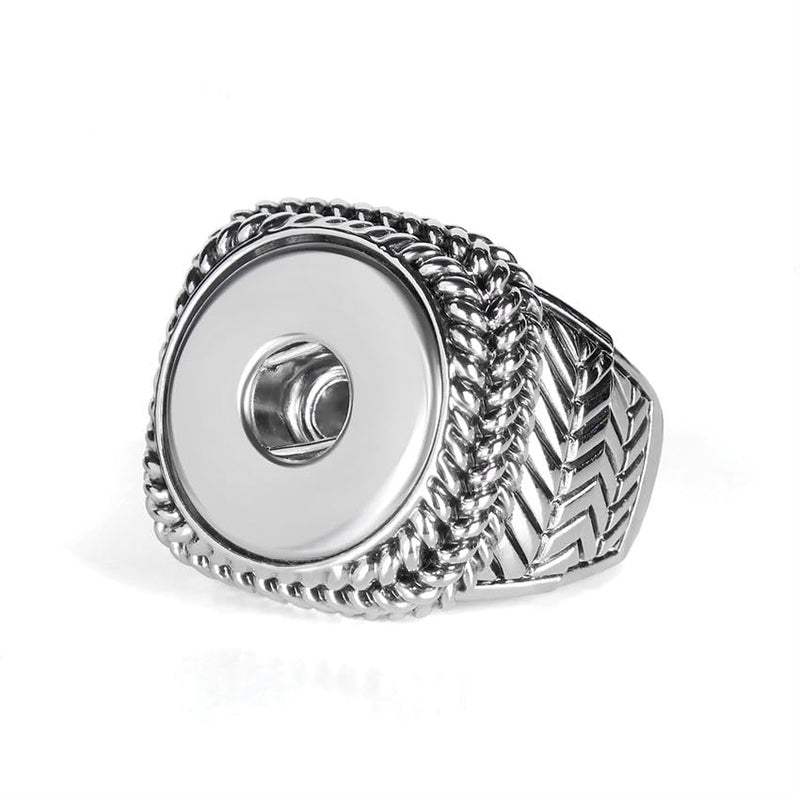 Ginger Snaps Harlow Stretch Ring, 20 Millimeter, Rhodium Plated, Women, Jewelry and Accessories