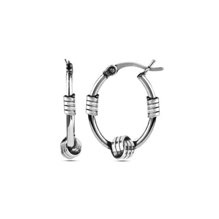 LeCalla Earring, 20 millimeters, Oval Twist Knot-20mm