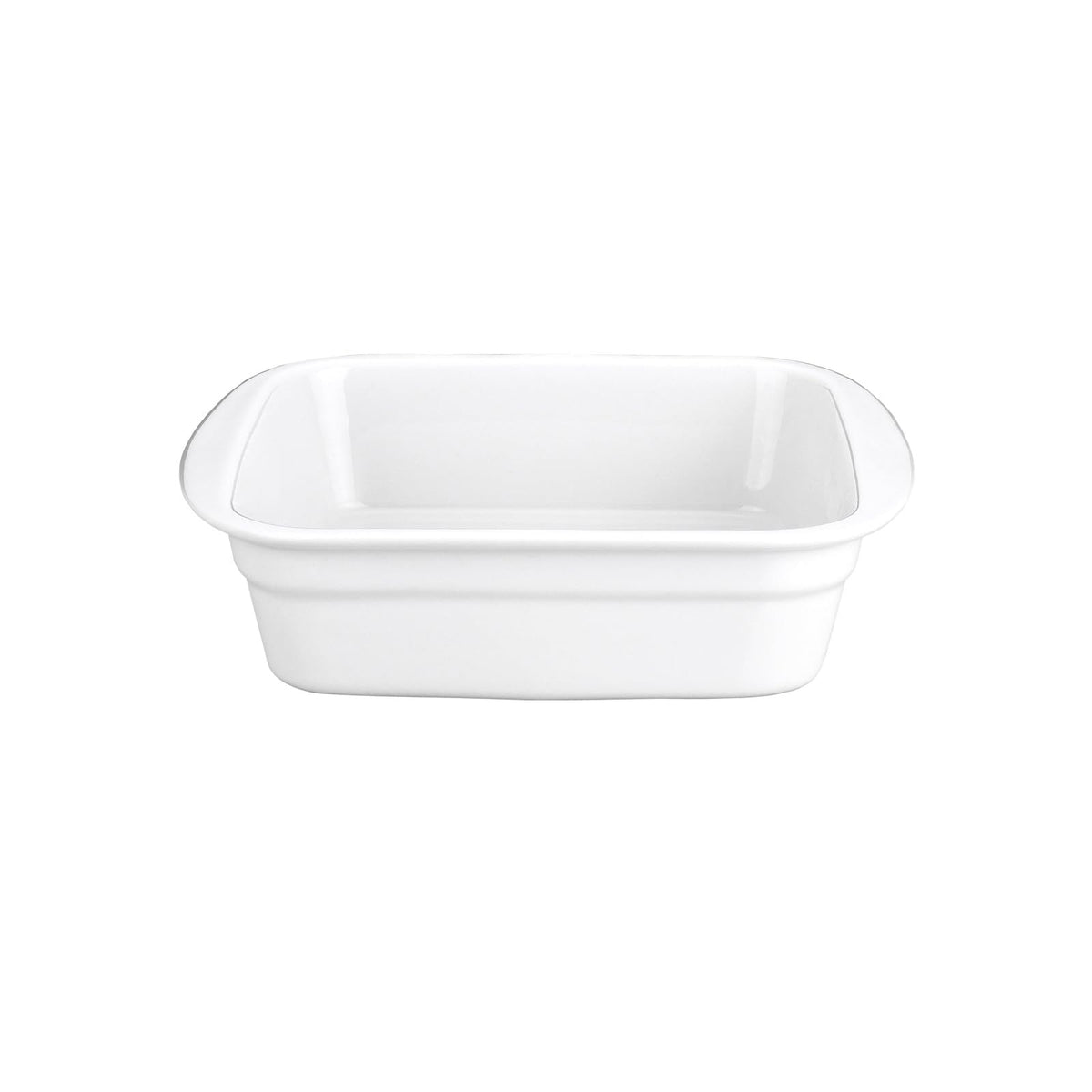 Pillivuyt Casseroles, 9.5" L x 9.5" W x 2.75" H - 2 qt, White