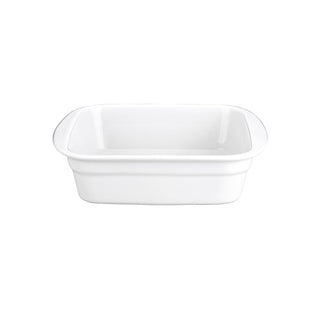 Pillivuyt Casseroles, 9.5" L x 9.5" W x 2.75" H - 2 qt, White