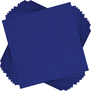 Unique Disposable Napkin, 20 Count, Navy Blue