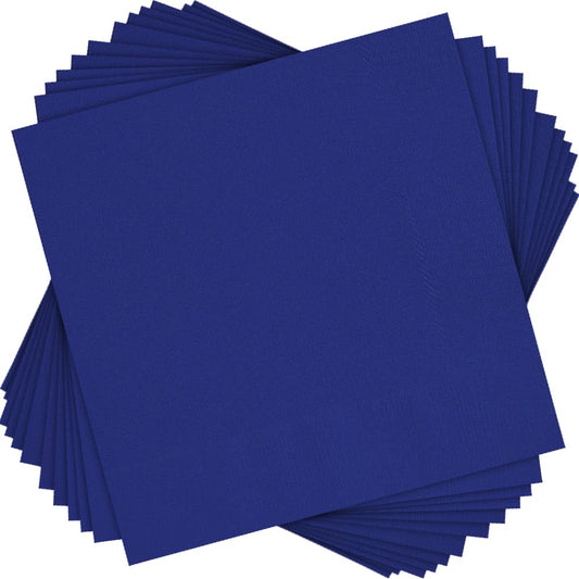 Unique Disposable Napkin, 20 Count, Navy Blue
