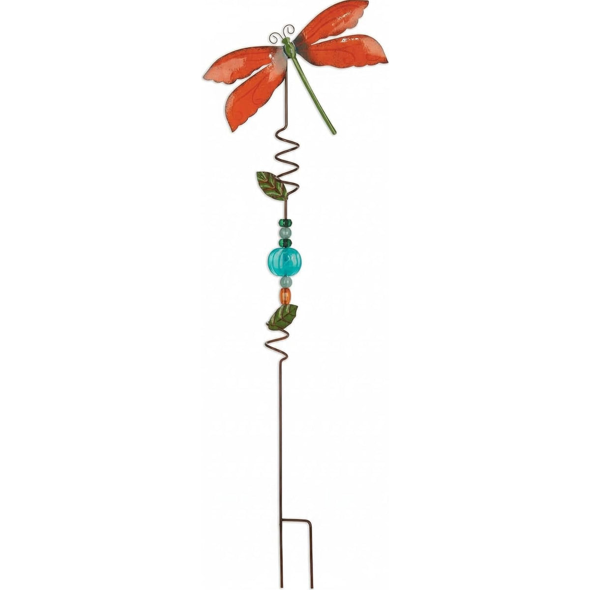 Sunset Vista Designs Anchor Stake, Pink Flower, Spiral