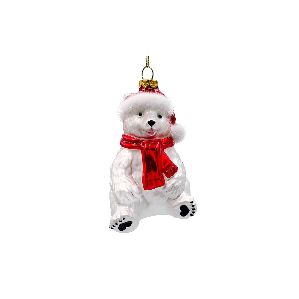 OrnamentallyYou Hanging Ornament, 2.7in (L) x 2.6in (W) x 4.3in (H), Classic Whi