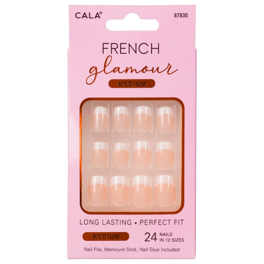 Cala French glamour 87830 nail kit 24 count, 24 Count