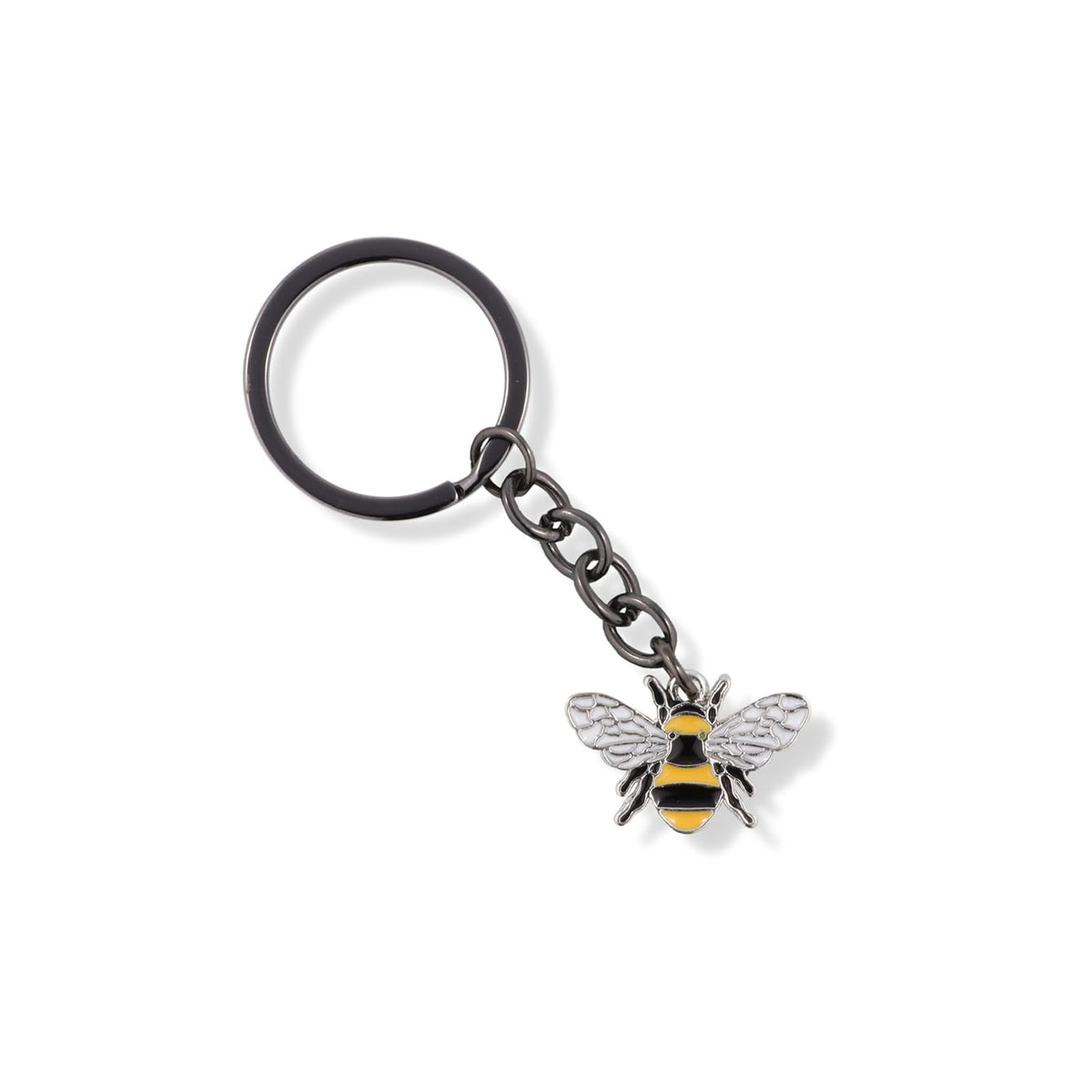 Dave The Bunny Keychain, Medium, Metallic
